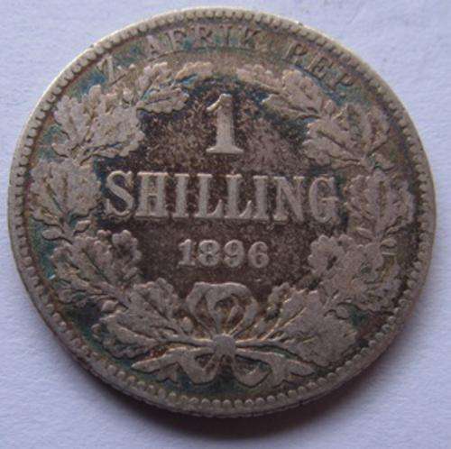 ** SCARCE ** 1896 1SHILLING !! STARTING @ R1