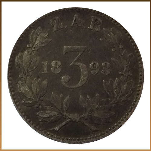 ** 1893 3 PENCE** STARTING @ R1