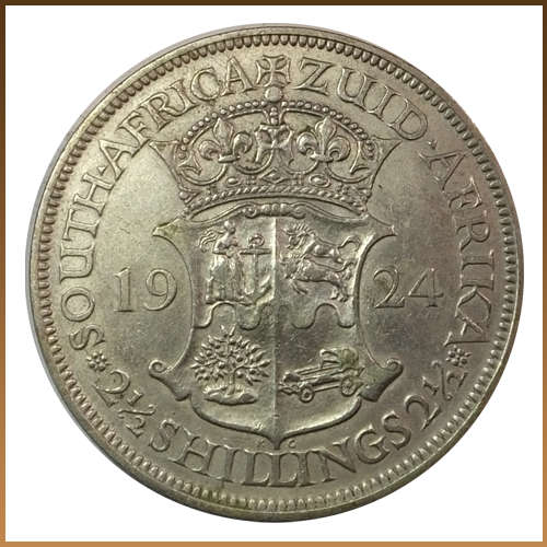** DIFFICULT ** 1924 2.5 SHILLING !! STARTING @ R1