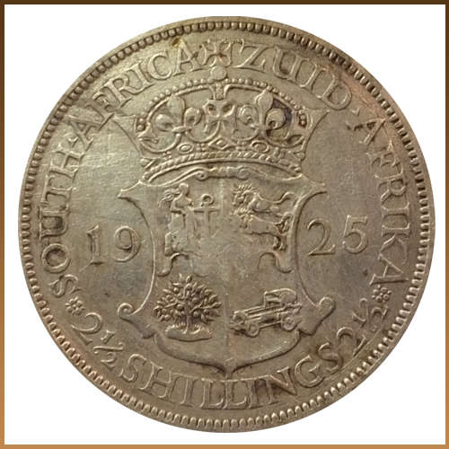 ** RARE ** 1925 2.5SHILLING !! STARTING @ R1