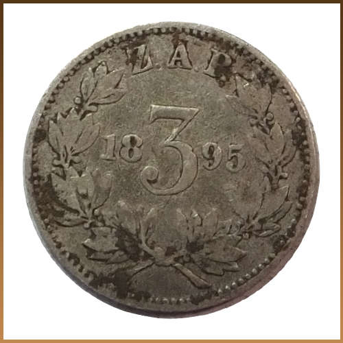 ** SCARCE ** 1895 3PENCE !! STARTING @ R1