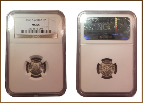 ***GREAT*** 1960 3 PENCE MS65!! STARTING @ R1
