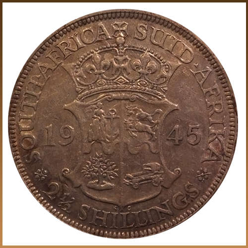 ** SCARCE ** 1945 2.5 SHILLING !! STARTING @ R1