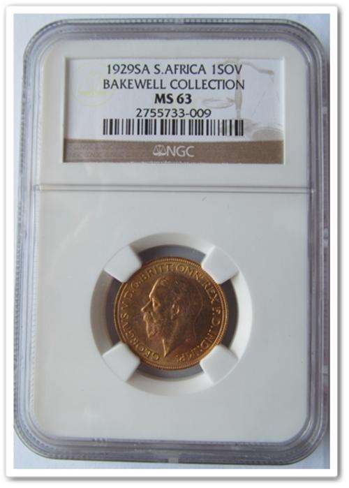 ** SOUGHT AFTER ** 1929 POUND/SOV MS63 !! STARTING @ R1