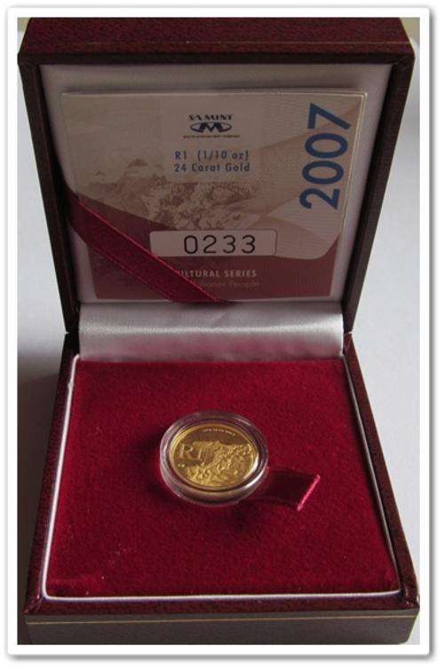 ** ORIGINAL ** 2007 1/10 OZ CULTURAL AFRIKANER NATION !!