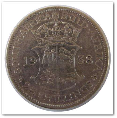 ** DIFFICULT ** 1938 2.5 SHILLING !! STARTING @ R1