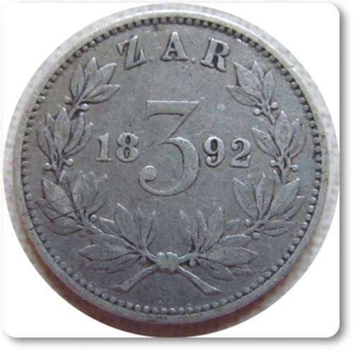 ** DIFFICULT ** 1892 3 PENCE STARTING @ R1