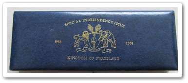 ** 1968 KINGDOM OF SWAZILAND PROOF SET ** SPECIAL INDEPENDENCE ISSUE !! STARTING @ R1