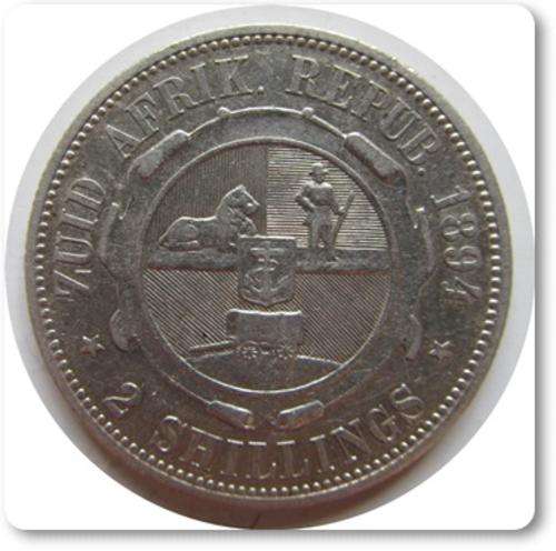 ** GREAT DETAIL  ** 1894 2 SHILLING !! STARTING @ R1