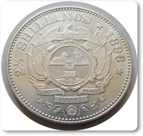 ** STUNNING ** 1896 2.5SHILLING !! STARTING @ R1