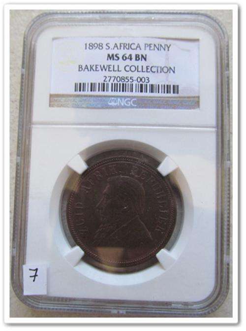 ** THIRD FINEST ** 1898 PENNY MS64 BN !! STARTING @ R1
