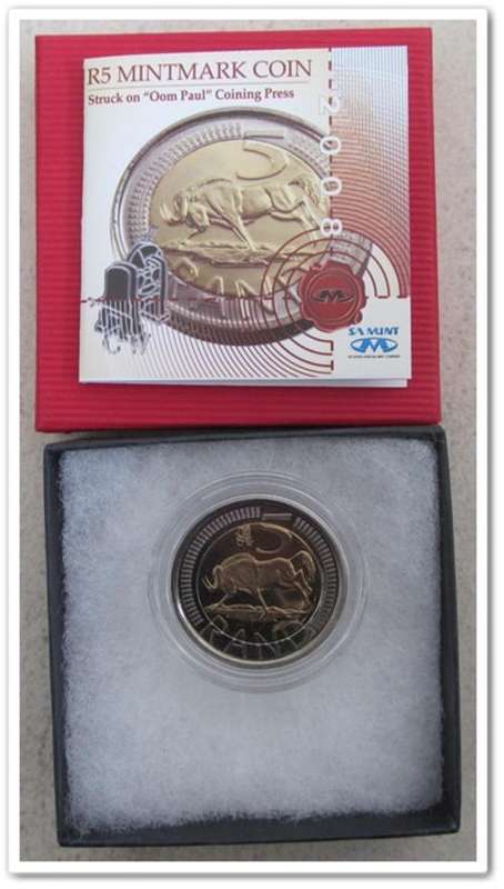 ** GREAT ** 2008 R5 CW MINTMARK COIN! "OOM PAUL" STARTING @ R1