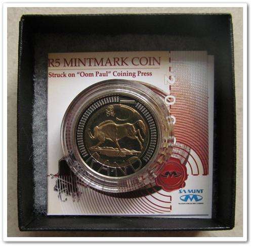 2008 R5 CW MINTMARK COIN! "OOM PAUL" (X4) BID PER COIN!! ORIGINAL AS ISSUED!! STARTING @ R1