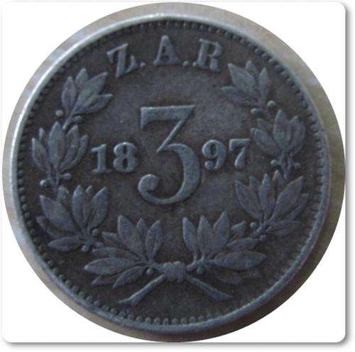 ** GREAT ** 1897 3 PENCE !! STARTING @ R1