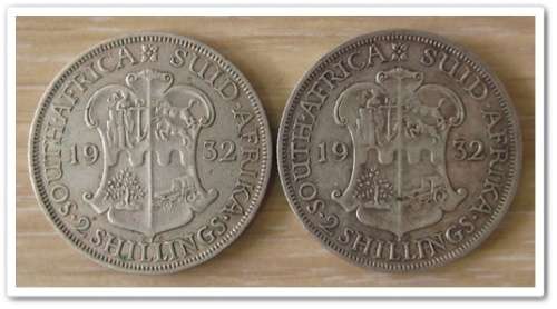 ** 1932 ** 2 SHILLING (X2) BID PER COIN !! STARTING @ R1