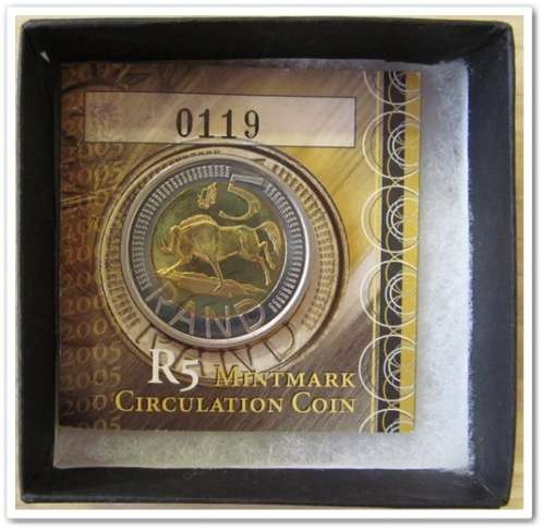 ** 2005 ** R5 CW MINTMARK COIN ! "OOM PAUL"  !! LOW MINTAGE !!  STARTING @ R1