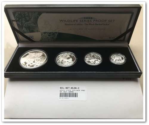 ** 2006 ** SILVER WILDLIFE SERIES ** THE BLACK-BACKED JACKAL SET !!!