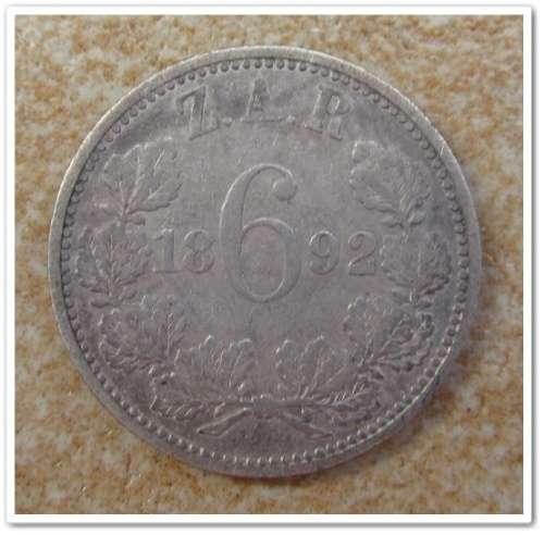 ** 1892 ** 6 PENCE !!! STARTING @ R1