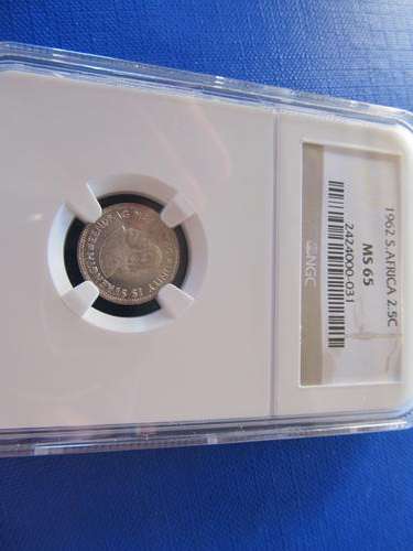1962 2.5 Cent MS 65