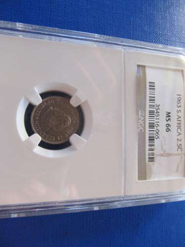 1963 2.5 Cent MS 66