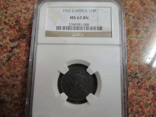 1932 1/4 Penny MS 63 BN - Christmas Special !!!