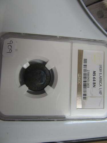 1939 1/4 Penny MS 64 BN - Reduced