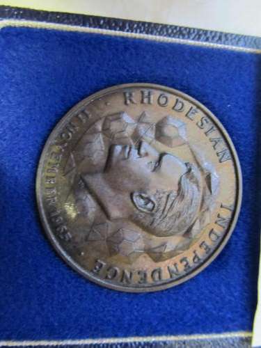 1965 Rhodesian Medal in box - Excellent condition