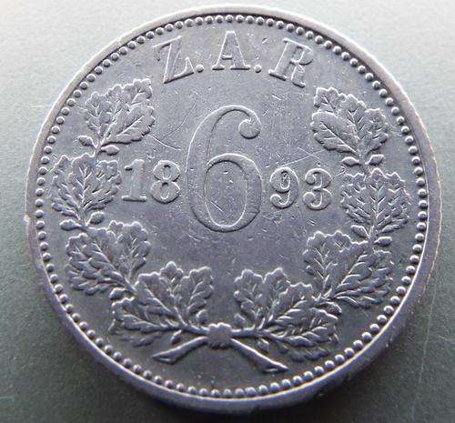 1893 Six Pence - Excellent coin