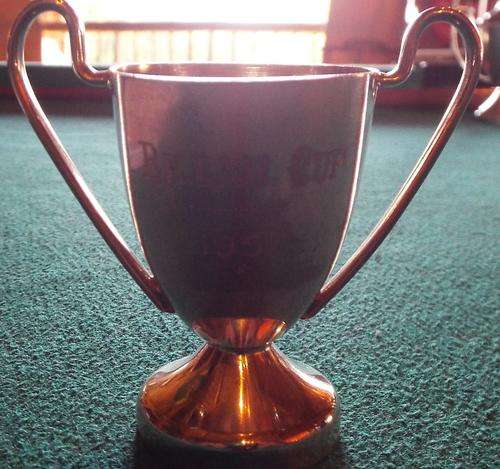 Silver plated Trophy - Billau Cup Golf 1955
