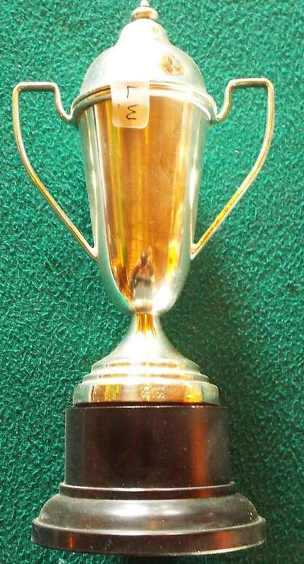 Silver plated Trophy with Lid - No inscriptions