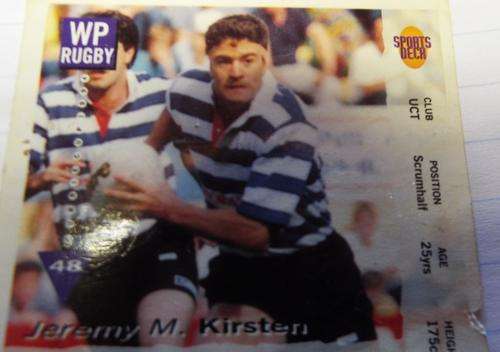 1994 Bankfin Sportsdeck Card - Mickey Kirsten
