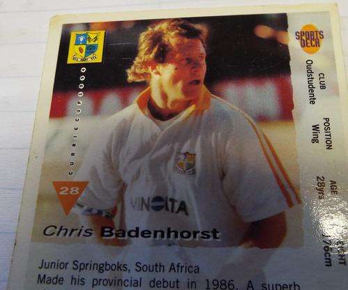 1994 Bankfin Sportsdeck Card - Chris Badenhorst