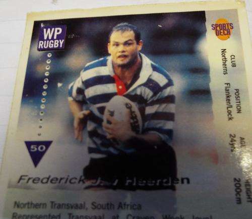 1994 Bankfin Sportsdeck Card - Fritz van Heerden
