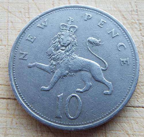 1969 Brittain 10 Pence