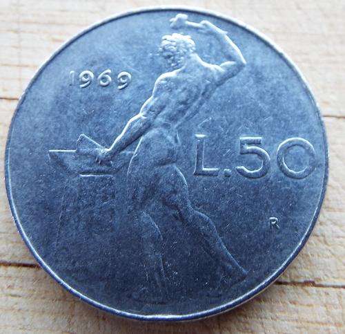 1969 Italy 50 Lire
