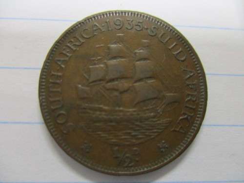 1935 1/2d Penny  - Excellent coin  - Judge the grade by photo !!