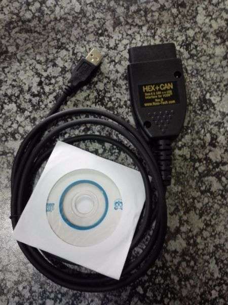 VCDS Diagnostic USB Interface cable. Hex + Can Including Software. 17.1.3