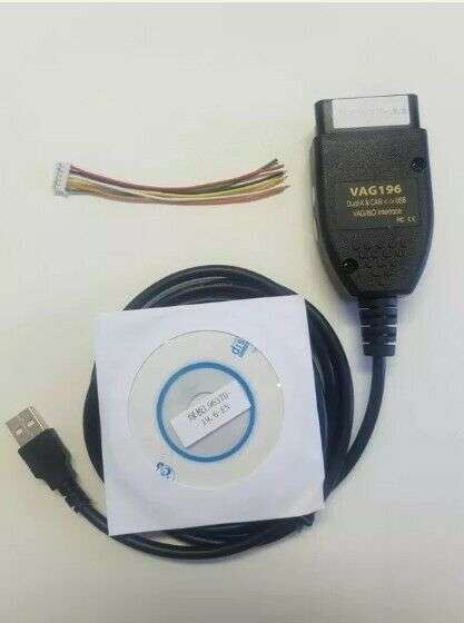 VCDS Diagnostic USB Interface cable. Hex + Can Including Software. 19