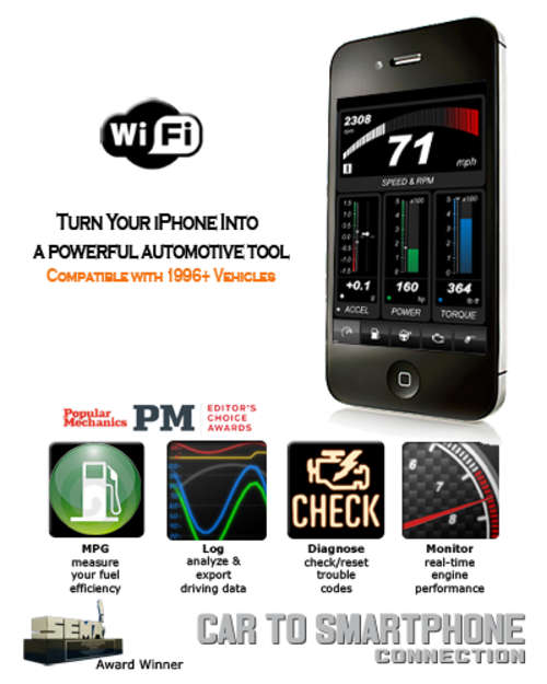 ***LOCAL STOCK*** WiFi OBD2 Diagnostic Interface For PC iPhone iPad IPod