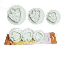 3PC Big Plunger Cutters ( Veined Tulip )