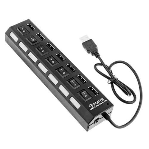 USB 2.0 Hub - 7 Port USB Hub