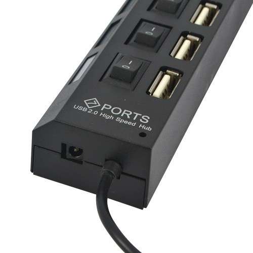 USB 2.0 Hub - 7 Port USB Hub