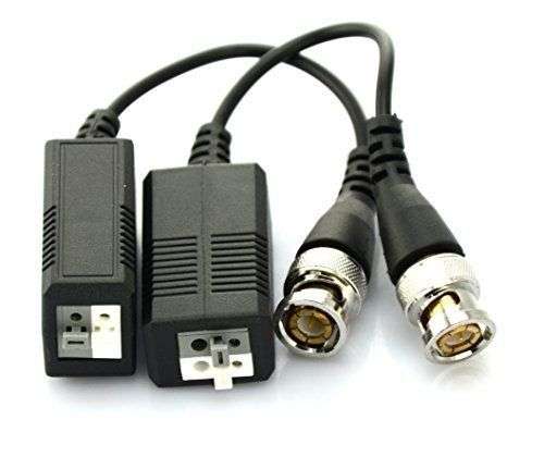 2Pcs AHD / HDCVI / HDTVI Video Balun 1 Channel Passive Video Transceiver CCTV