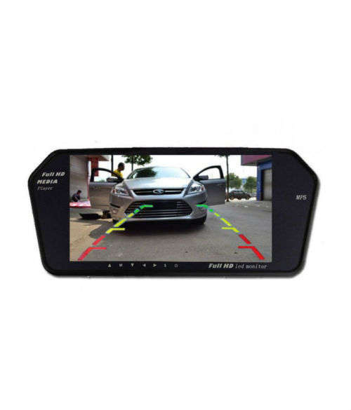 7" Bluetooth LED Rearview Monitor and Media Player