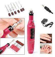 Mini Red Portable Nail Machine/Drill Variable Speed Rotary Detail Carver
