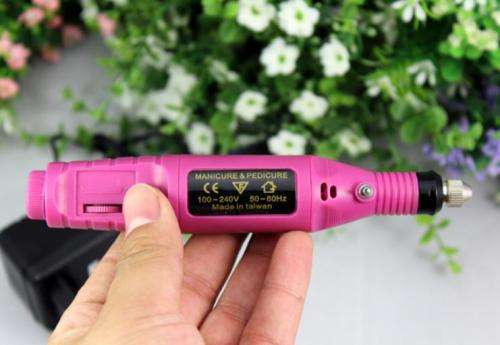 Mini Red Portable Nail Machine/Drill Variable Speed Rotary Detail Carver