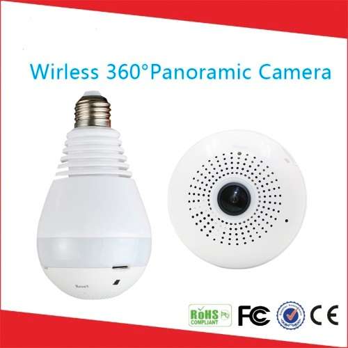 720p Globe 360 Degree Panoramic LED Wi-FI Camera
