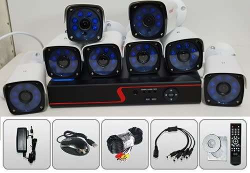 8 Channel AHD CCTV Security Recording System