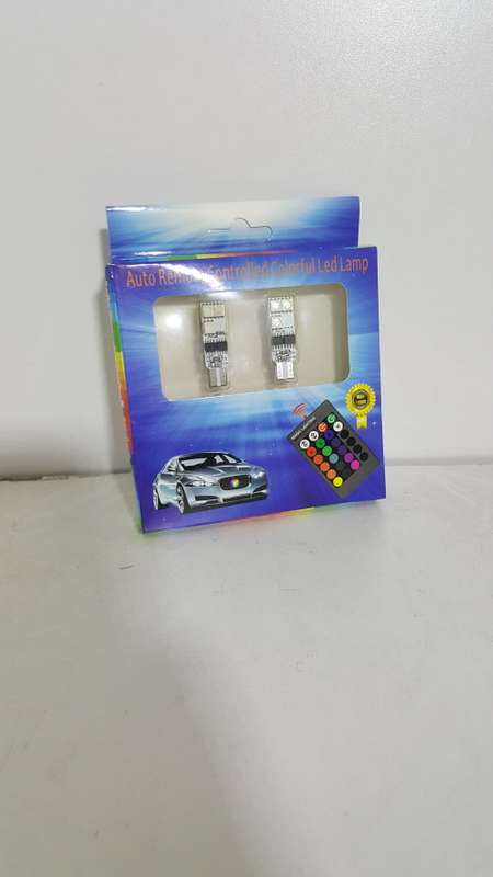 Auto Remote Controlled colorful LED Lamp RGB