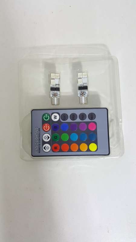 Auto Remote Controlled colorful LED Lamp RGB
